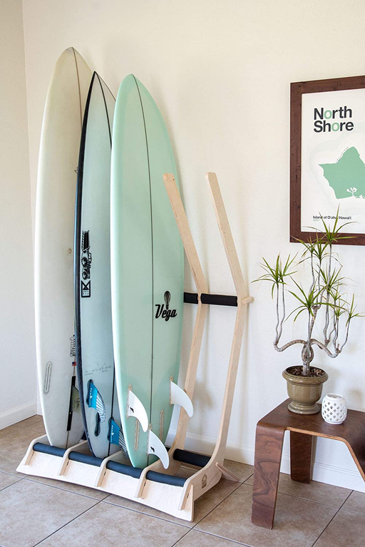 The Lineup Freestanding Surfboard Display Rack Sporting Goods > Outdoor Recreation > Boating & Water Sports > Surfing Pro Board Racks   
