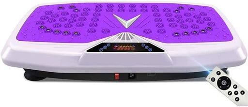 SMSOM Vibration Plate Exercise Machine - Whole Body Workout Vibrating Fitness Platform W/Remote, Home Training Equipment for Home Gym, Max Load 330Lbs Sporting Goods > Exercise & Fitness > Vibration Exercise Machines SMSOM Purple  
