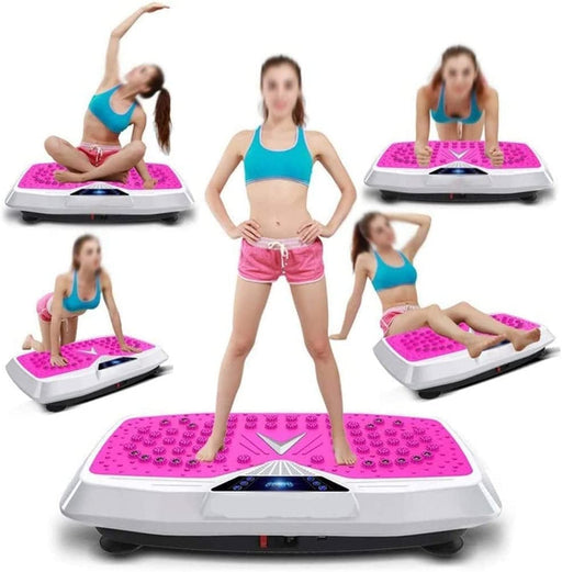 SMSOM Vibration Plate Exercise Machine - Whole Body Workout Vibrating Fitness Platform W/Remote, Home Training Equipment for Home Gym, Max Load 330Lbs Sporting Goods > Exercise & Fitness > Vibration Exercise Machines SMSOM   