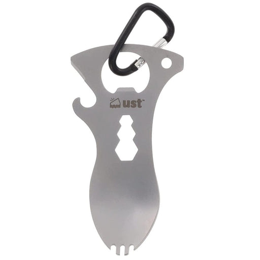 UST Spork Multi-Tool Stainless Steel with Carabiner for Dining, Camping Sporting Goods > Outdoor Recreation > Camping & Hiking > Camping Tools UST Brands   