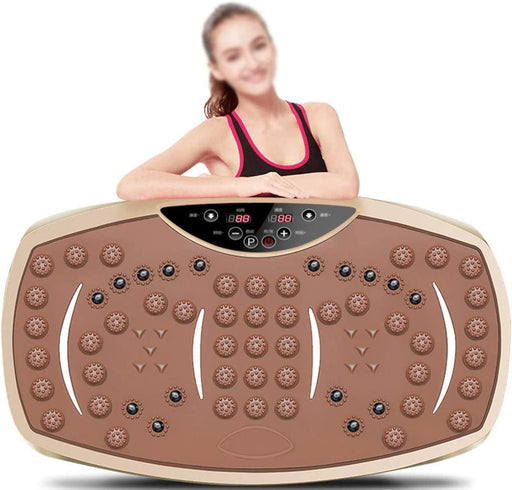 XBSLJ Vibration Exercise Machine Vibration Board Power Board High Speed ??Home Gymnastics Complete Training Console/Lcd Screen and Remote Control with 3D Technology Effective Home Training Sporting Goods > Exercise & Fitness > Vibration Exercise Machines XBSLJ Gold  