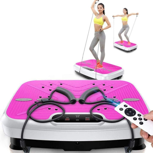 XBSLJ Vibration Exercise Machine Vibration Power Plate Weight Loss Body Toning Ultra Compact Slim Vibration Trainer Full Body Shake Fitness Machine Thin Arms Thin Waist Stomach Thin Thighs Lose Fat Sporting Goods > Exercise & Fitness > Vibration Exercise Machines XBSLJ Pink  