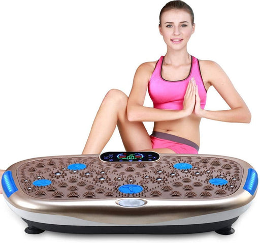 XBSLJ Vibration Trainers Vibration Plate Gym Machine, Foot Magnet Shiatsu Massage Exercise Platform - for Weight Loss & Body Toning Sporting Goods > Exercise & Fitness > Vibration Exercise Machines XBSLJ   